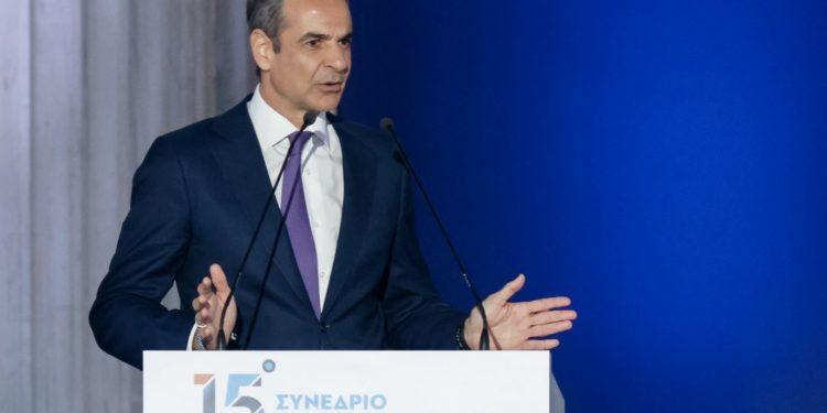 Live: Η ομιλία Μητσοτάκη στο 15ο Συνέδριο της Νέας Δημοκρατίας