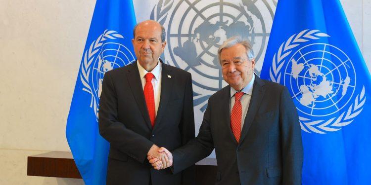 Συνάντηση Τατάρ-Γκουτέρες την Παρασκευή στην έδρα του ΟΗΕ. (Photo via X)