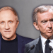 Αριστερά, ο ιδιοκτήτης της Kering François-Henri Pinault, και δεξιά ο Bernard Arnault, ιδρυτής και διευθύνων σύμβουλος της LVMH