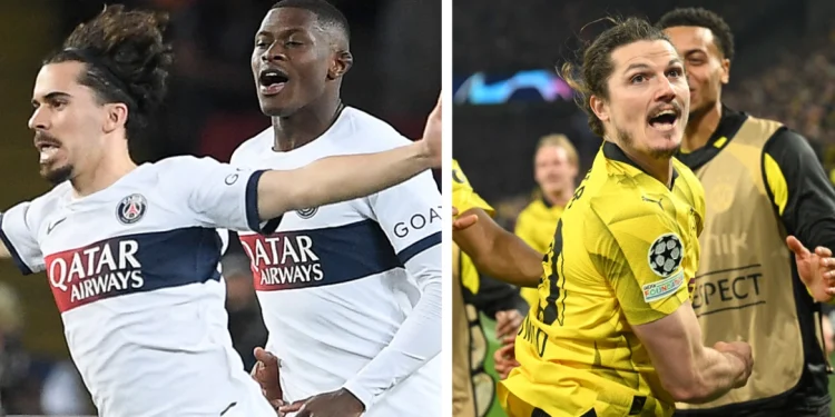 Παρί-Ντόρτμουντ το πρώτο ζευγάρι των ημιτελικών στο Champions League – Οι Παριζιάνοι 4-1 την Μπαρτσελόνα, οι Γερμανοί 4-2 την Ατλέτικο – Δείτε γκολ