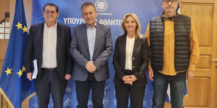 Το Παμπελοποννησιακό και χρηματοδότηση για νέα αθλητικά έργα ζήτησε ο Πελετίδης απο τον Βρούτση