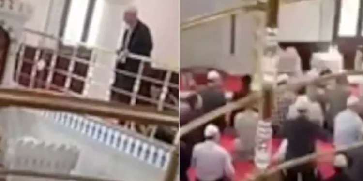 Η στιγμή που μουσουλμάνοι διώχνουν τον «ψευτομουφτή» Ξάνθης από τέμενος στη Σμίνθη