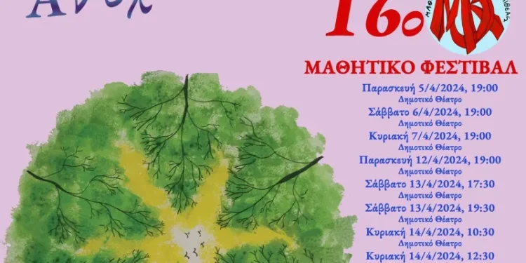 Δήμος Καλλιθέας: Πρόγραμμα 16ου Μαθητικού Φεστιβάλ