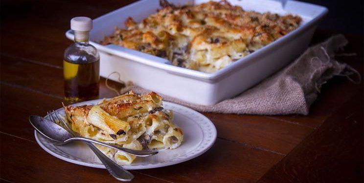 Σουφλέ ζυμαρικών με ταλιατέλες και κρέμα γάλακτος