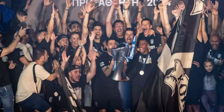 Ο ΠΑΟΚ πρωταθλητής Ελλάδας – Η φαντασμαγορική απονομή στην Τούμπα με 50.000 οπαδούς