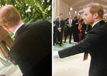 Χαμός στο Twitter με τον σωσία του πρίγκιπα Χάρι – Έφτιαχνε φορέματα διασήμων στο Met Gala