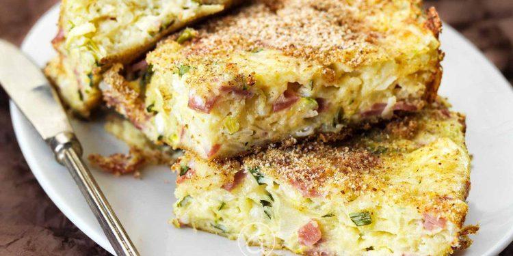 Ζαμπονοτυρόπιτα χωρίς φύλλο: Η πιο νόστιμη συνταγή!