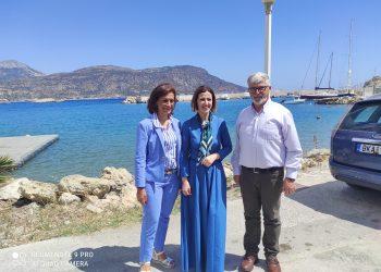 Συνάντηση εργασίας με την Αναπληρώτρια Υπουργό Υγείας Ειρήνη Αγαπηδάκη είχε ο Πρόεδρος του ΔΣ Η.Ν. Κάσου