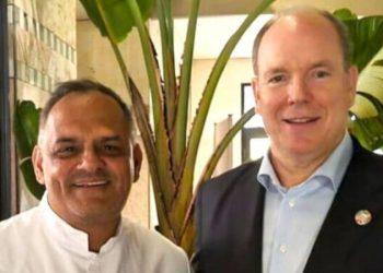 Στο Μονακό με τον πρίγκιπα Αλβέρτο ο Αθανασιάδης (Φωτογραφίες)