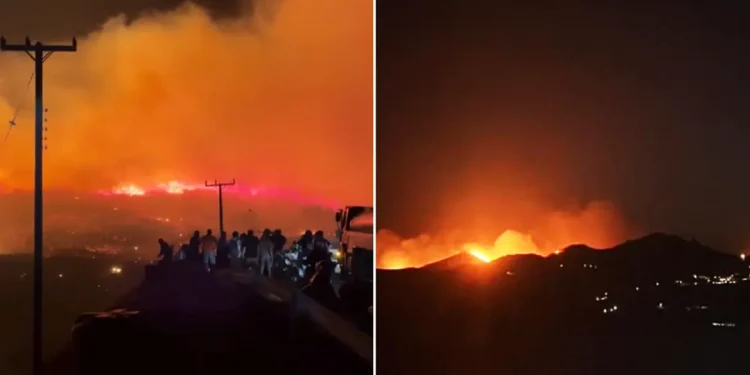 Φωτιά στη Σέριφο: Ολονύχτια μάχη με τις φλόγες και τους ανέμους – Έχουν καεί σπίτια, αποθήκες και εκκλησίες