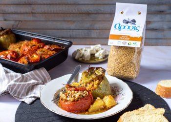 Γεμιστά με πλιγούρι και μυρωδικά