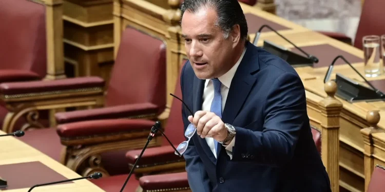 Ο Υπουργός Υγείας, Άδωνις Γεωργιάδης ΜΙΧΑΛΗΣ ΚΑΡΑΓΙΑΝΝΗΣ/EUROKINISSI