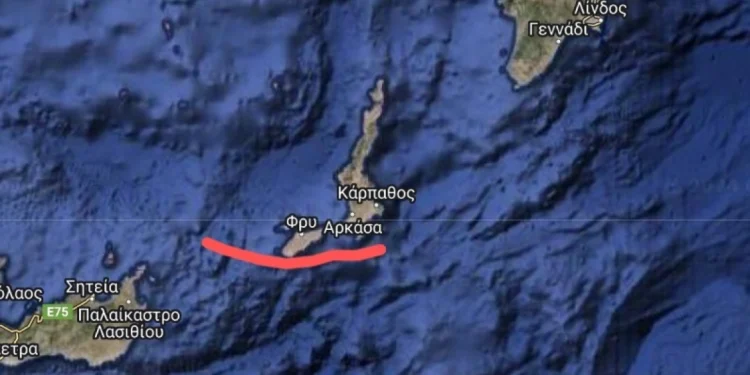 Νέα τουρκική NAVTEX βαφτίζει «τουρκική υφαλοκρηπίδα» περιοχή νότια της Καρπάθου