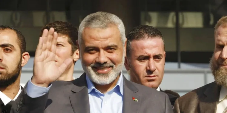O ηγέτης της Χαμάς Ισμαήλ Χανίγια AP Photo/Burhan Ozbilici