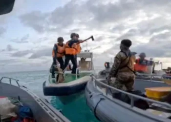 Φωτοφραφία του στρατού των Φιλιππίνων από επεισόδιο με την Κίνα στην Νότια Σινική Θάλασσα, στις αρχές Ιουλίου