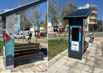 Τα «έξυπνα παγκάκια» μετρούν την ατμοσφαιρική ρύπανση στην Αττική