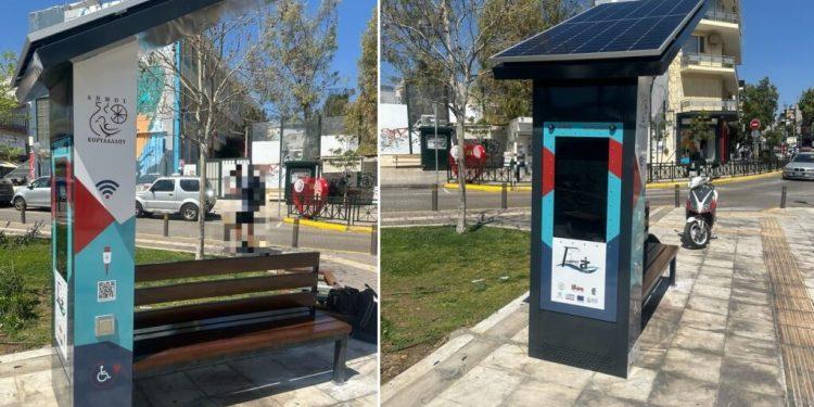 Τα «έξυπνα παγκάκια» μετρούν την ατμοσφαιρική ρύπανση στην Αττική