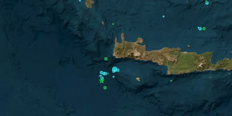 Σεισμός τώρα στα Χανιά: 5,3 Ρίχτερ – Είχαν προηγηθεί μικρότερες δονήσεις