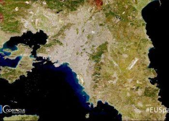 Ενεργοποιήθηκε η Υπηρεσία Copernicus για την άμεση χαρτογράφηση καμένων περιοχών της Αττικής