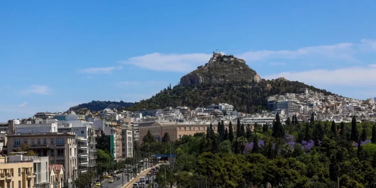 Ο λόφος του Λυκαβηττού ΓΙΑΝΝΗΣ ΠΑΝΑΓΟΠΟΥΛΟΣ/ EUROKINISSI