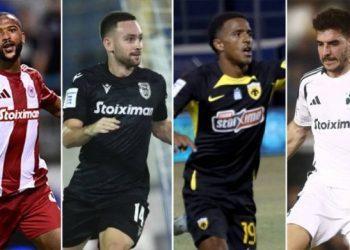 Super League1: Στην κορυφή του βαθμολογικού πίνακα συνεχίζουν ΠΑΟΚ και Ολυμπιακός