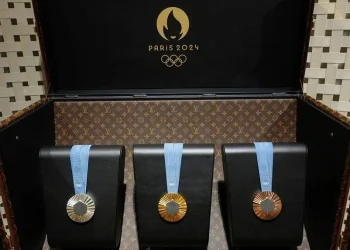 Τα ολυμπιακά μετάλλια των Αγώνων του Παρισιού 2024 AP Photo/Rebecca Blackwell