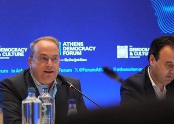 Ο Γρηγόρης Κωνσταντέλλος στο Athens Democracy Forum