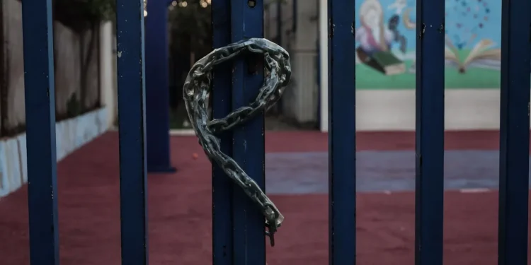 Κλειστό σχολείο ΚΩΣΤΑΣ ΤΖΟΥΜΑΣ/EUROKINISSI