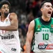 Βαθμολογία Euroleague: Ισόβαθμοι Παναθηναϊκός και Ολυμπιακός