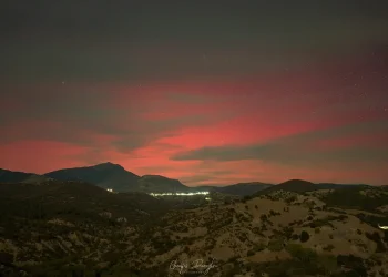 Το Βόρειο Σέλας αγκάλιασε Θεσσαλονίκη, Σέρρες και Χαλκιδική