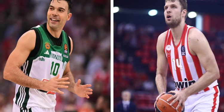 Βαθμολογία Euroleague: Τέταρτος ο Παναθηναϊκός, ενδέκατος ο Ολυμπιακός