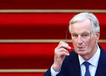 Ο Γάλλος πρωθυπουργός Μισέλ Μπαρνιέ Sarah Meyssonnier/Pool Photo via AP