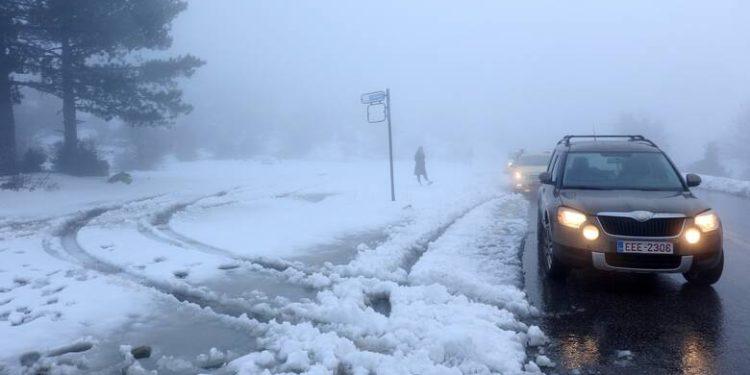 Προβλήματα στο οδικό δίκτυο λόγω της κακοκαιρίας «Elena»