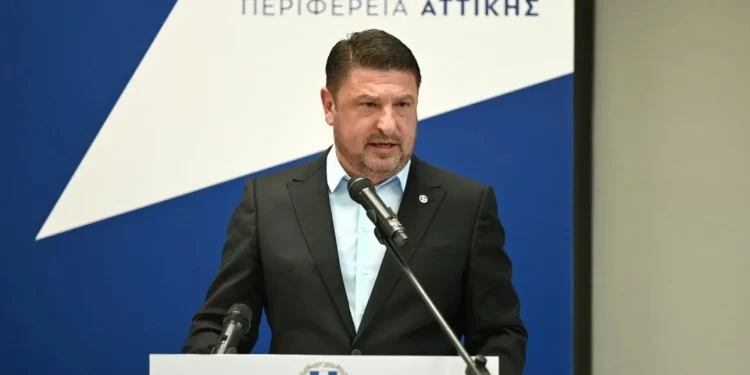 Ο Περιφερειάρχης Νίκος Χαρδαλιάς Περιφέρεια Αττικής