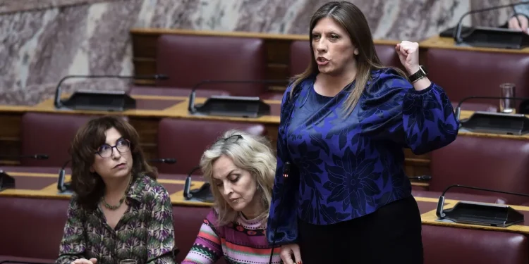 Η πρόεδρος της Πλεύσης Ελευθερίας, Ζωή Κωνσταντοπούλου INTIME NEWS