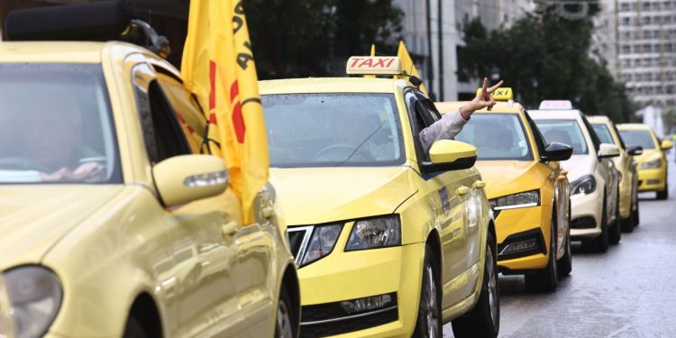48ωρη απεργία απεργία των ταξί στην Αθήνα