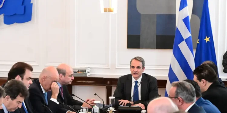 Υπουργικό Συμβούλιο / (ΤΑΤΙΑΝΑ ΜΠΟΛΑΡΗ/EUROKINISSI)