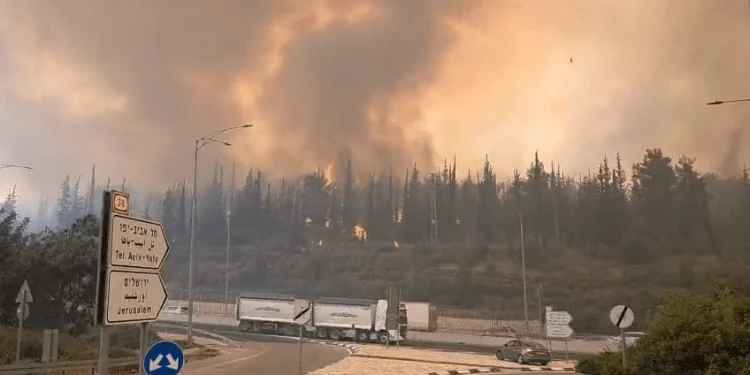 Μεγάλες δασικές πυρκαγιές μαίνονται κοντά στην Ιερουσαλήμ – Τραυματίες και εκκενώσεις οικισμών
