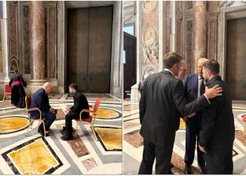 Ιστορική συνάντηση Τραμπ-Ζελένσκι στο Βατικανό στο περιθώριο της Κηδείας του Πάπα