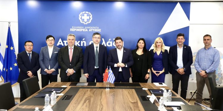 Περιφέρεια Αττικής: Συνάντηση Χαρδαλιά – Su Xudong για το λιμάνι του Πειραιά