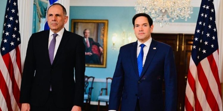 Συνάντηση Γεραπετρίτη – Ρούμπιο: Στο επίκεντρο οι προκλήσεις στην Αν. Μεσόγειο και η ενίσχυση των ελληνοαμερικανικών σχέσεων