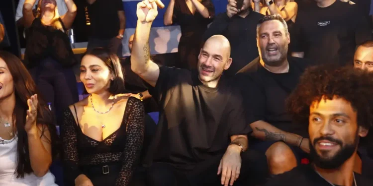 Ο Βασίλης Σπανούλης με την σύζυγό του Ολυμπία Χοψονίδου / ΣΤΕΛΙΟΣ ΣΤΕΦΑΝΟΥ / EUROKINISSI)