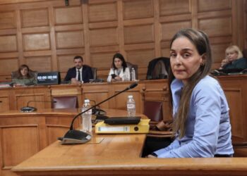 Η Παρασκευή Τυχεροπούλου στην εξεταστική για το σκάνδαλο ΟΠΕΚΕΠΕ