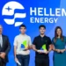 Ο Διευθύνων Σύμβουλος της HELLENiQ ENERGY Ανδρέας Σιάμισιης και η υπουργός Παιδείας, Θρησκευμάτων και Αθλητισμού κα Σοφία Ζαχαράκη στη βράβευση των «Πρώτων των Πρώτων» στην εκδήλωση για τους Αριστούχους του Θριασίου Πεδίου