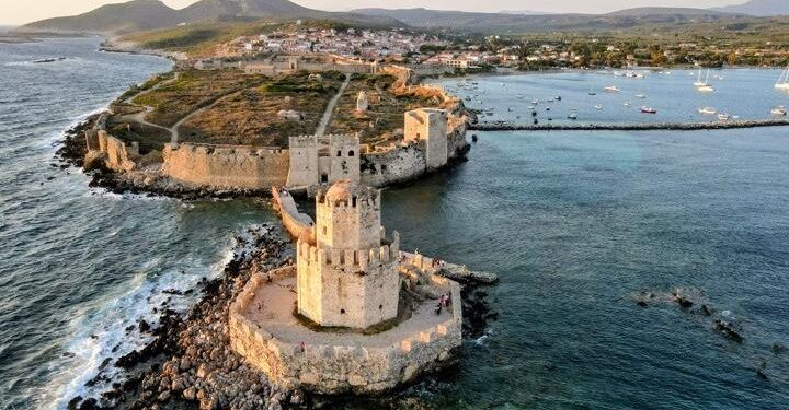 Το Κάστρο της Μεθώνης -ΦΩΤΟΓΡΑΦΙΑ: ΑΠΕ-ΜΠΕ