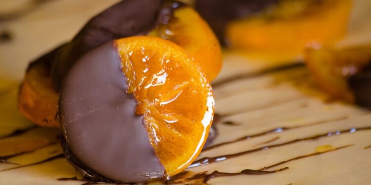 Πορτοκάλι με μαύρη σοκολάτα