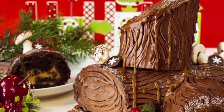 Γιορτινή συνταγή: Χριστουγεννιάτικος σοκολατένιος κορμός