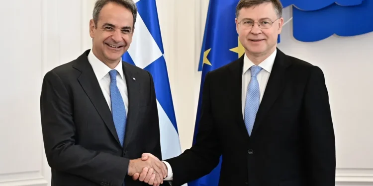 Ευρωπαίος Επίτροπος Οικονομίας σε Μητσοτάκη: Αξιοσημείωτη η ανάκαμψη της Ελλάδας