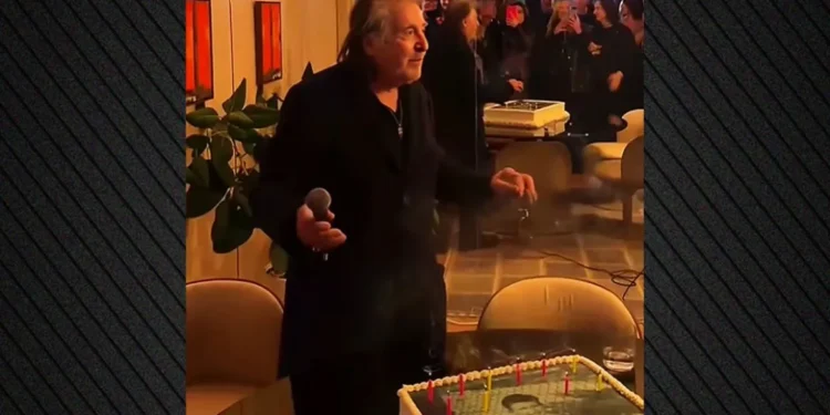 Αλ Πατσίνο: Ο χορός και η τούρτα για τα 86α γενέθλιά του, δείτε βίντεο