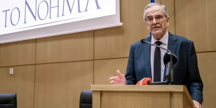 Σαμαράς: Προαναγγελία κόμματος και διμέτωπη επίθεση σε Τσίπρα, Μητσοτάκη – Τα «καρφιά» για Τουρκία